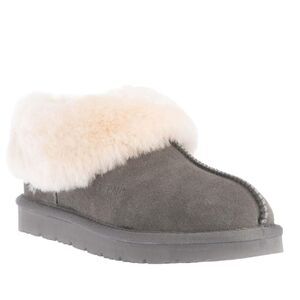 EverAu Womens/Ladies Ibis Sheepskin Slippers / Gray